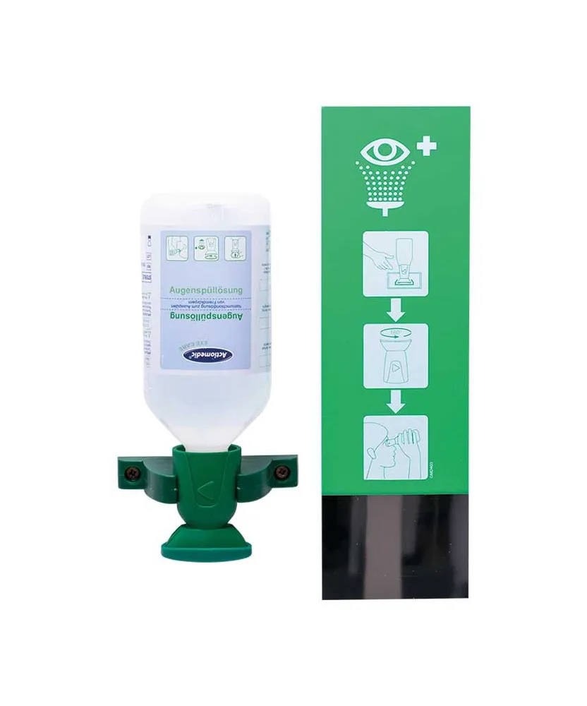 ACTIOMEDIC EYE CARE OOGSPOELSTATION SINGLE MET SODIUM CHLORIDE 0,9% 500ML