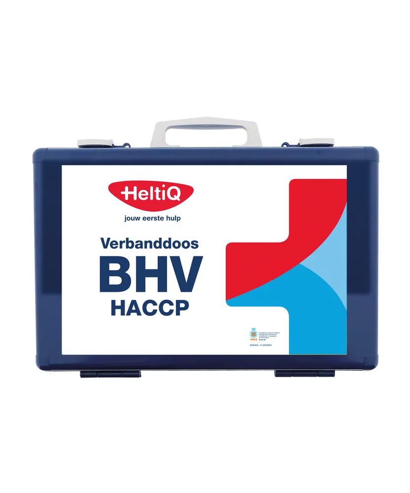 HeltiQ BHV HACCP verbanddoos blauw | All-in Preventie