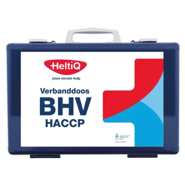 HeltiQ BHV HACCP verbanddoos blauw | All-in Preventie