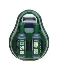 oogspoelstation 2 x 500 ml met kap en spiegel