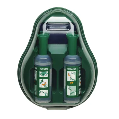oogspoelstation 2 x 500 ml met kap en spiegel