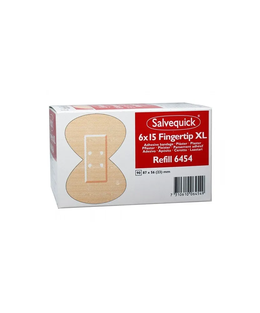 Salvequick 6 pack navulling 6454 - 15 vingertoppleisters XL