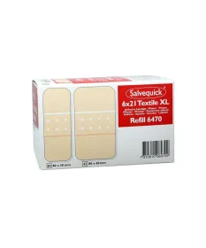 Salvequick 6 pack navulling 6470 - 21 textiel pleisters XL