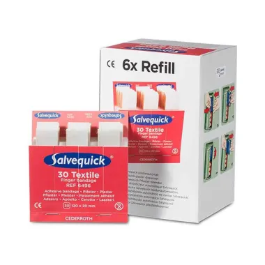 Salvequick 6 pack navulling 6496 - 30 vingerpleisters